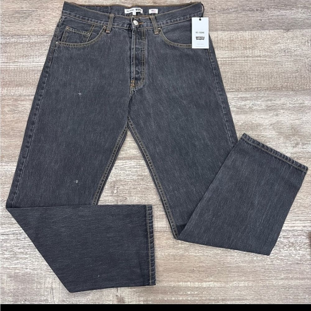NWT Levi's Re/Done High Rise Washed Black - Picture 2 of 4